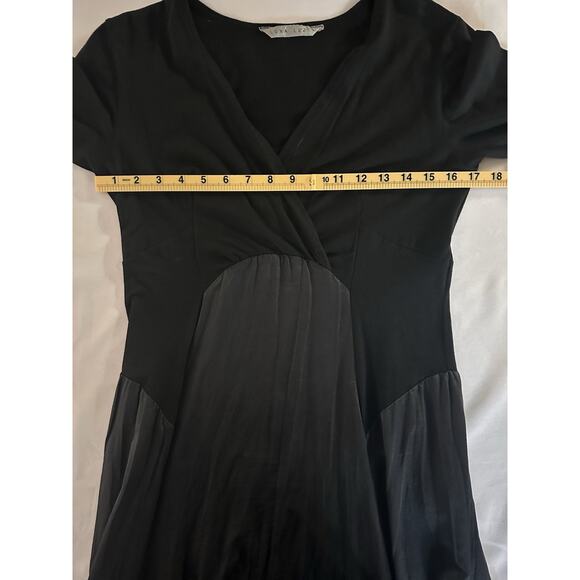 Luna Luz Dress Midi New w Tags Women S Cotton/Silk/Spandex, Black, Charcoal goth - Picture 9 of 11